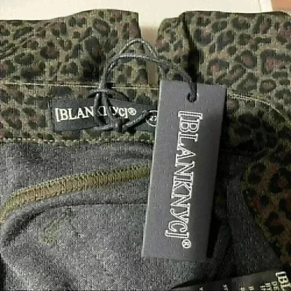 BLANKNYC Leopard Print Moto Skinny Pants 27 Biker Mob Wife NWT - Picture 9 of 11